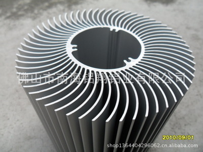 【LED太陽陽花散熱器(48號)直徑60NN*內徑30MM,米重2.55KG】價格,廠家,圖片,其他鋁合金材,佛山市南海鋁翔鋁業-